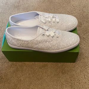 Kate Spade/Keds Glitter Wedding Sneaker: Size 11 women’s